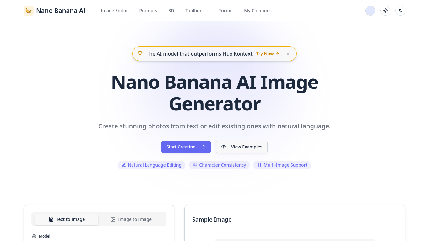 Nano Banana AI — AI Image Generator & Editor