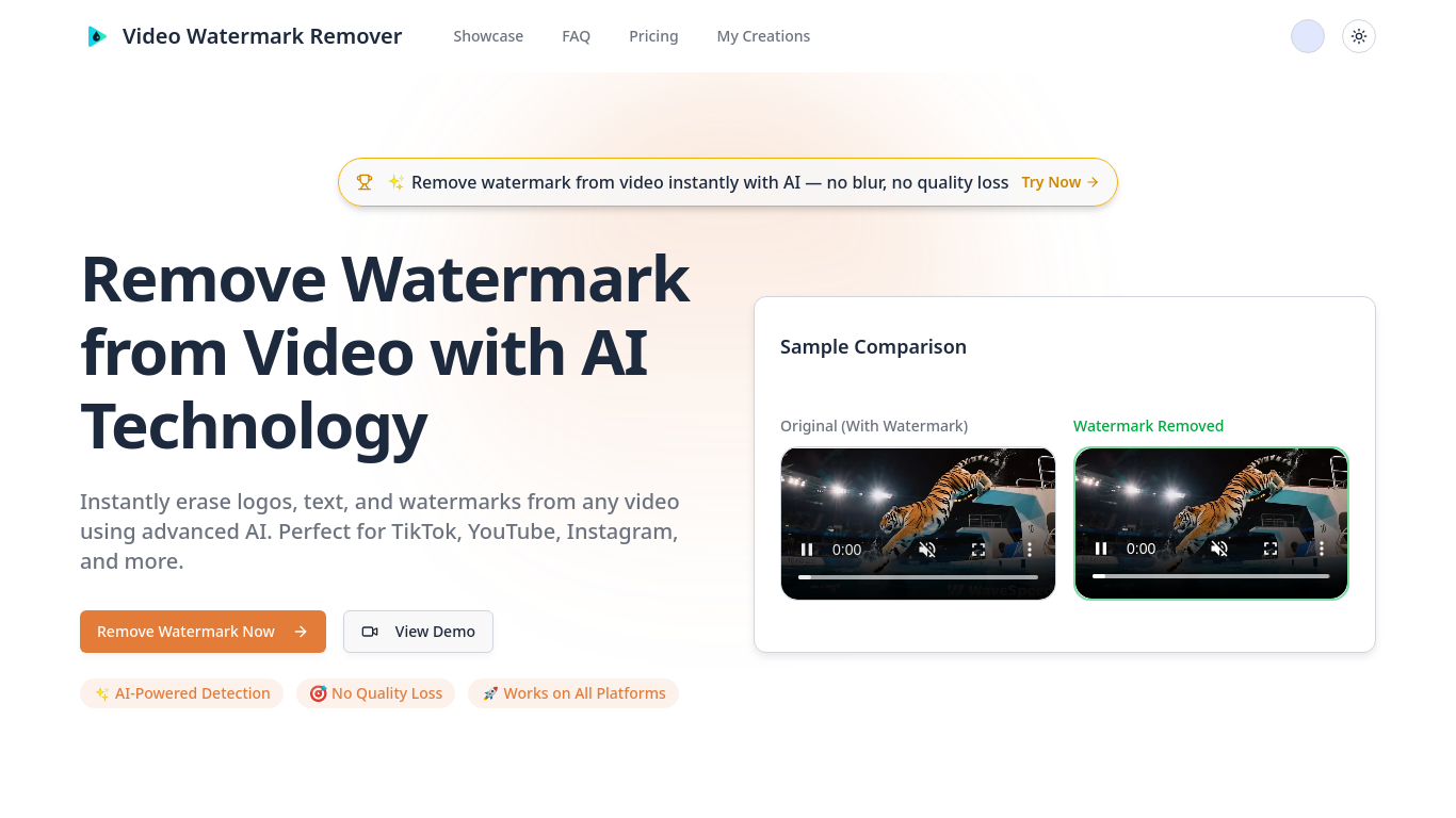 Video Watermark Remover