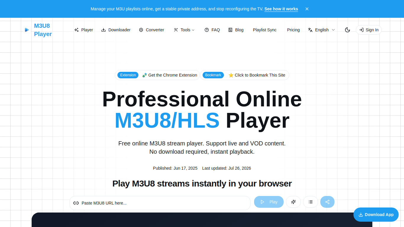 M3U8 Player