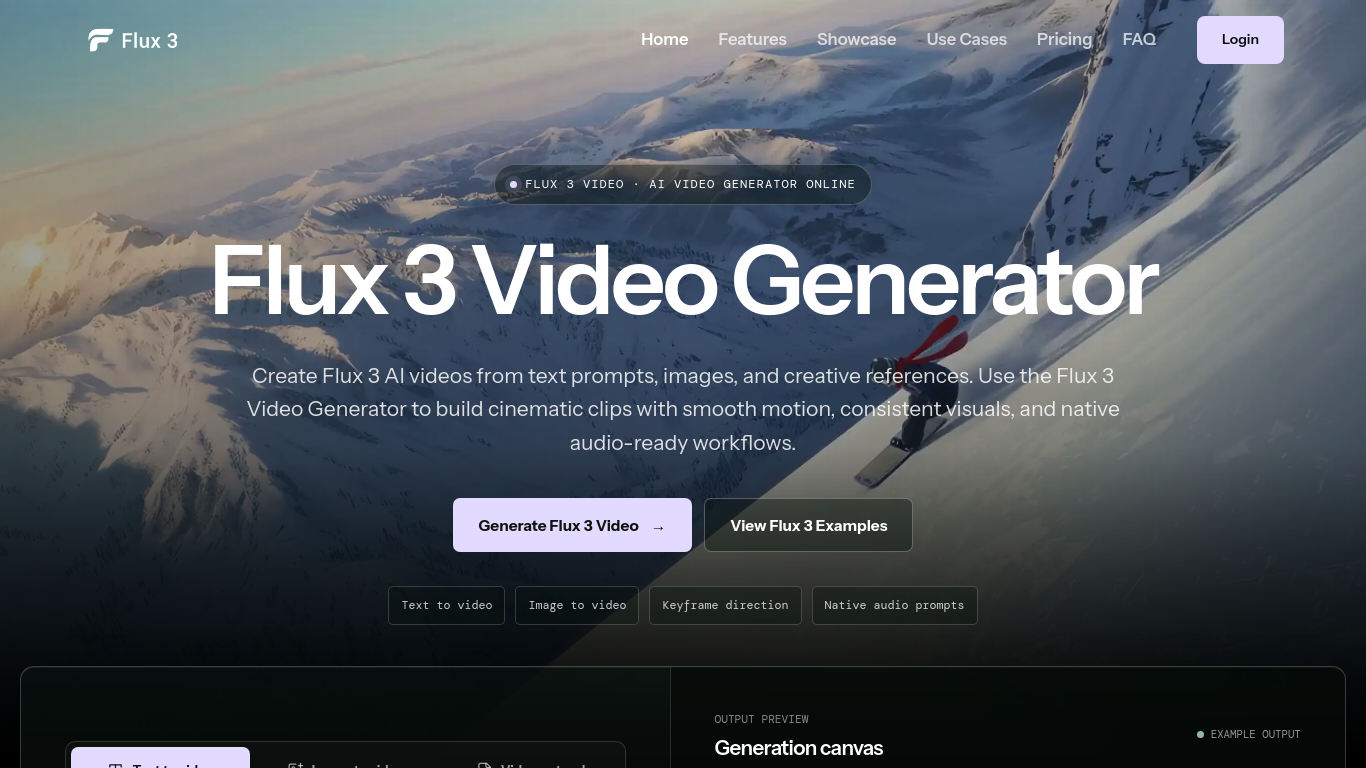 flux 3 video