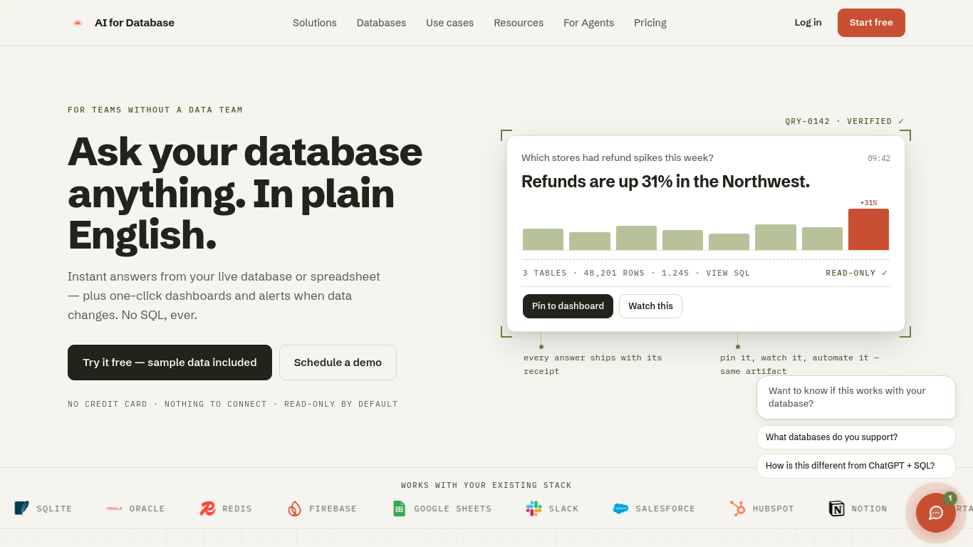 AI for Database