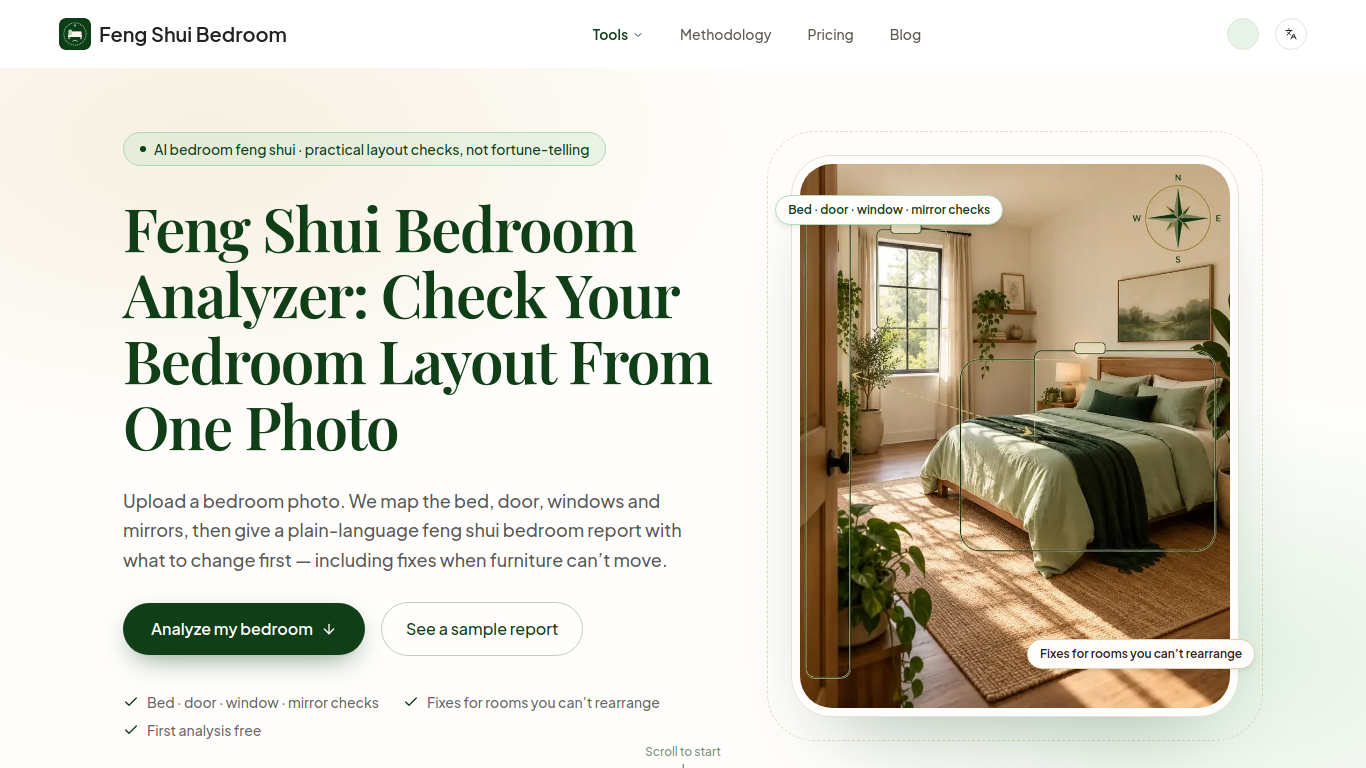 Feng Shui Bedroom Analyzer