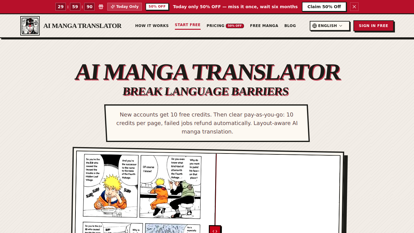 AI Manga Translator