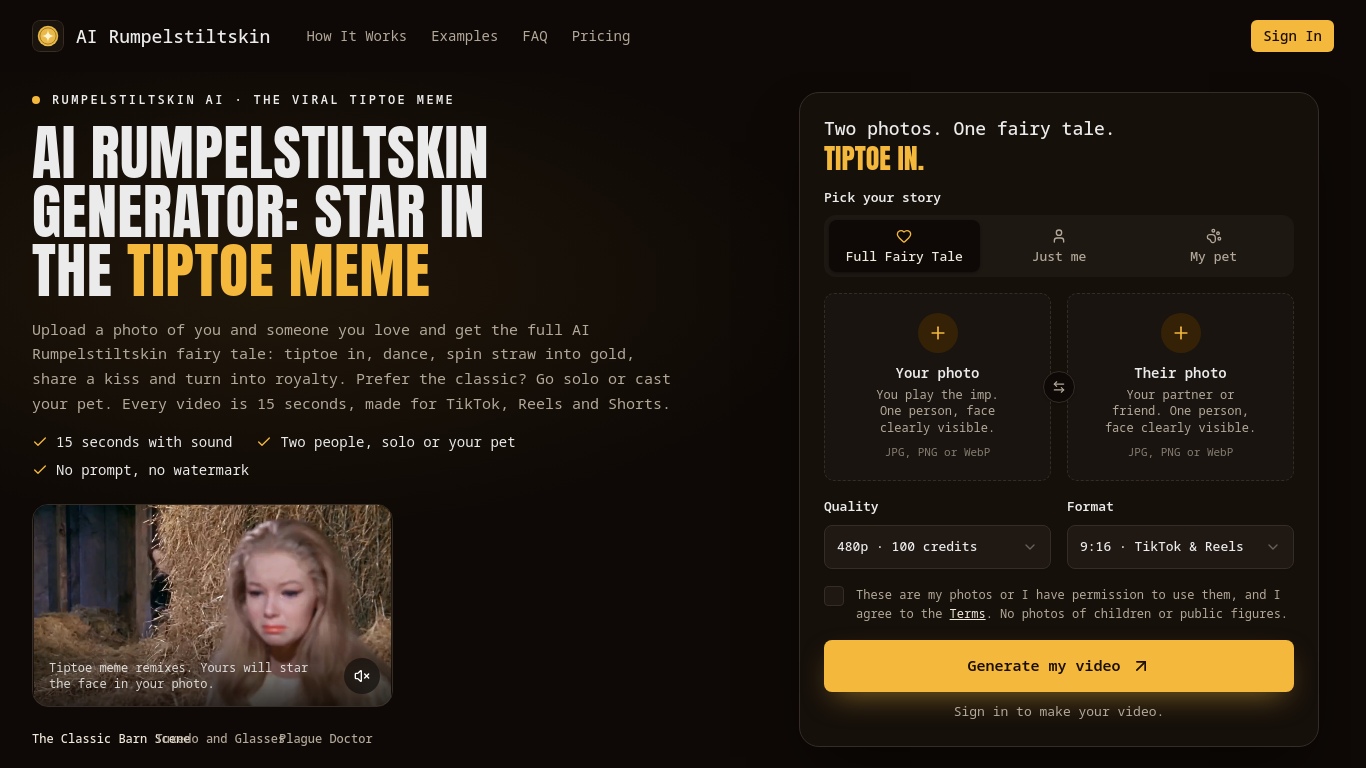 AI Rumpelstiltskin