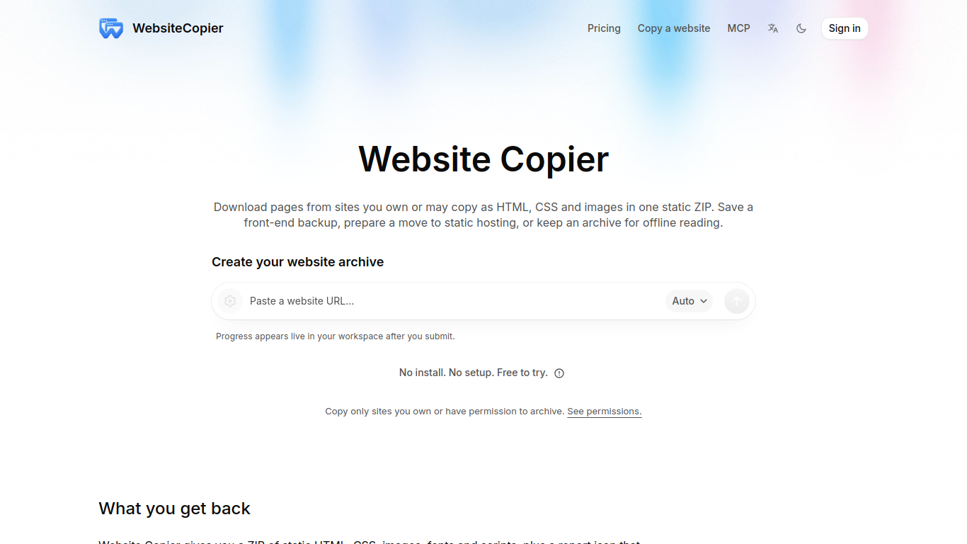 WebsiteCopier