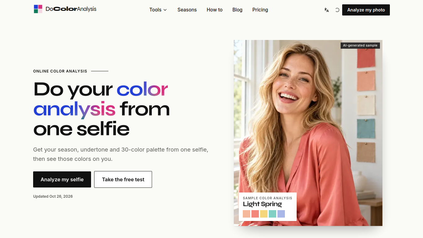 Color Analysis by DoColorAnalysis