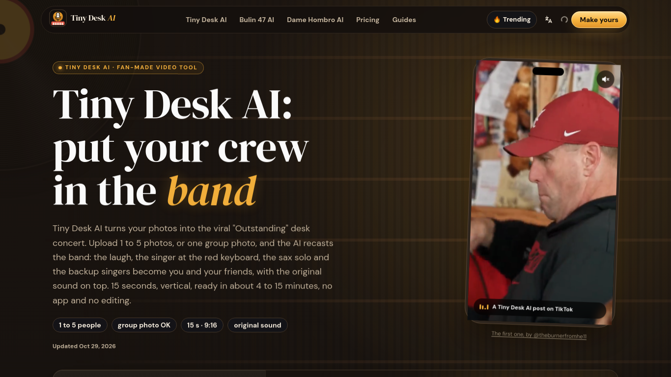 Tiny Desk AI