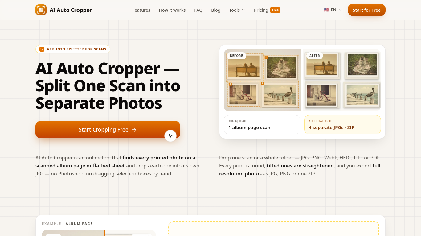 AI Auto Cropper